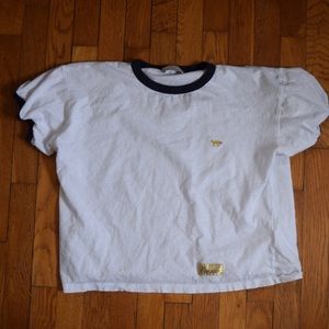 Kitsuné Parisen Cropped Tee L